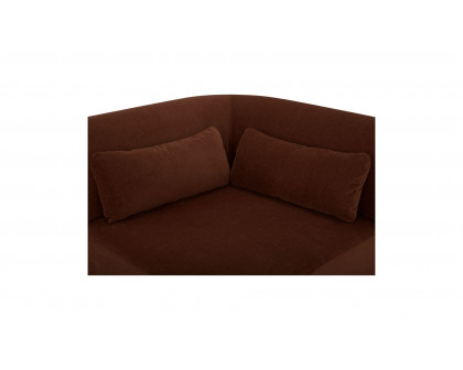 Moe's™ Amelia Contemporary Corner Chair - Chestnut