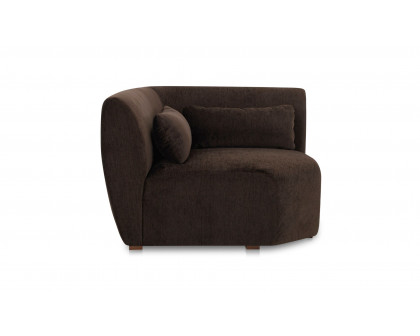 Moe's™ Amelia Contemporary Corner Chair - Espresso