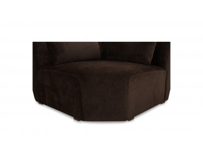 Moe's™ Amelia Contemporary Corner Chair - Espresso