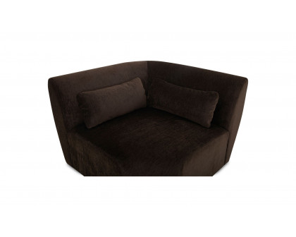 Moe's™ Amelia Contemporary Corner Chair - Espresso