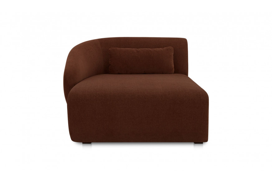 Moe's™ Amelia Contemporary Left Arm Chaise - Chestnut