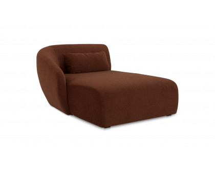 Moe's™ Amelia Contemporary Left Arm Chaise - Chestnut