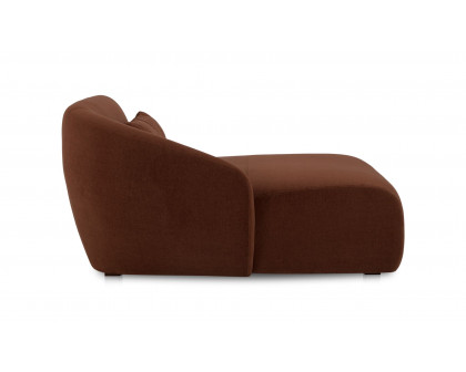 Moe's™ Amelia Contemporary Left Arm Chaise - Chestnut