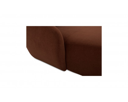 Moe's™ Amelia Contemporary Left Arm Chaise - Chestnut