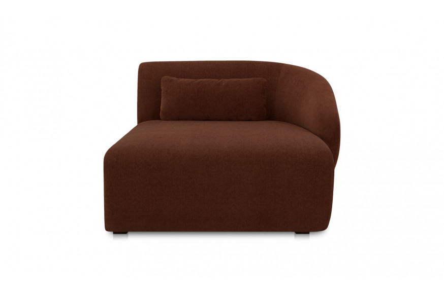 Moe's™ Amelia Contemporary Right Arm Chaise - Chestnut