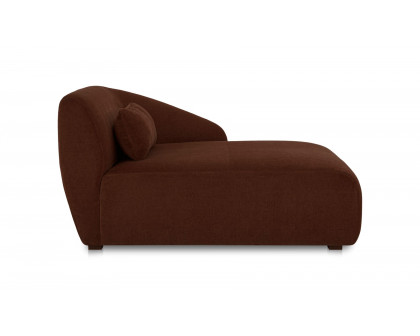 Moe's™ Amelia Contemporary Right Arm Chaise - Chestnut