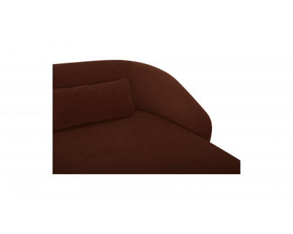 Moe's™ Amelia Contemporary Right Arm Chaise - Chestnut