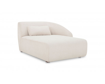 Moe's™ Amelia Contemporary Right Arm Chaise - Warm White