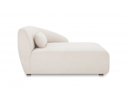 Moe's™ Amelia Contemporary Right Arm Chaise - Warm White