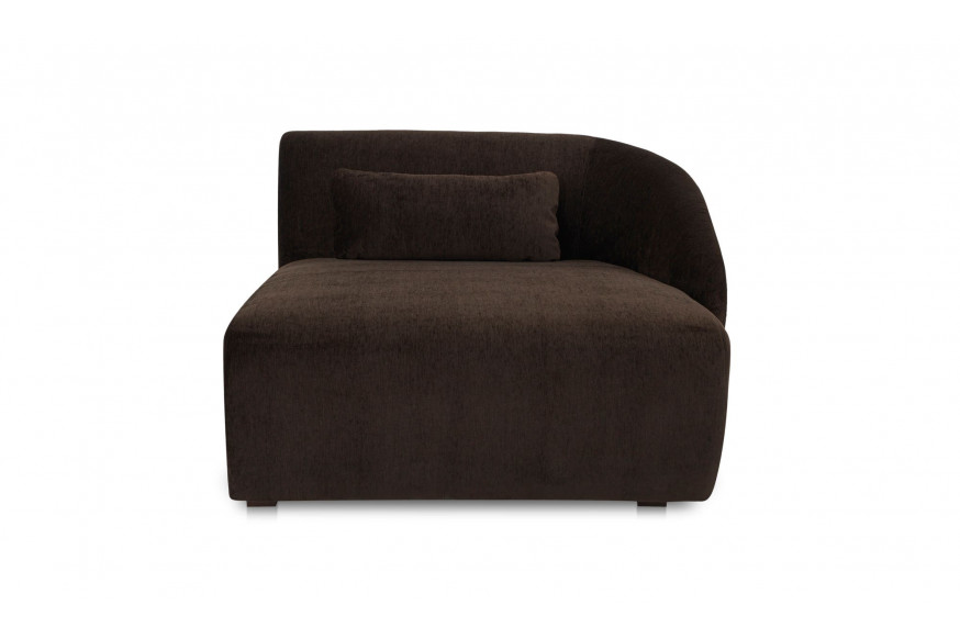 Moe's™ Amelia Contemporary Right Arm Chaise - Espresso