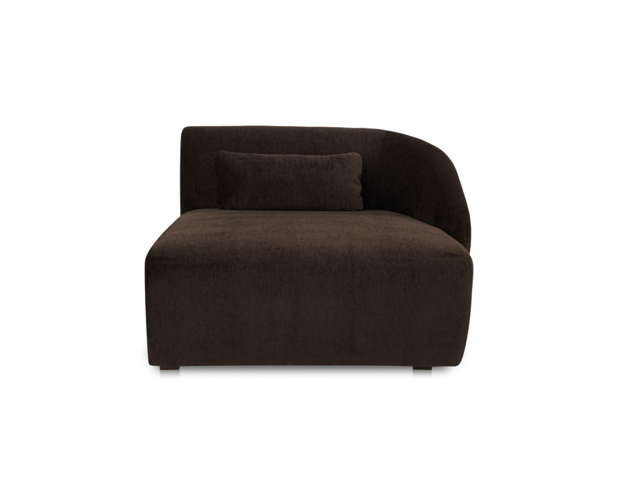 Moe's Amelia Contemporary Right Arm Chaise - Espresso