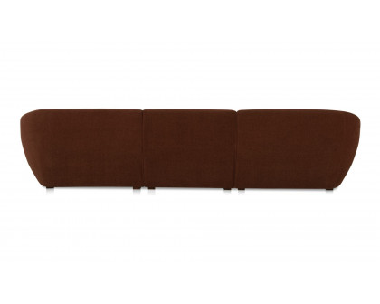 Moe's Amelia Contemporary Modular Sofa - Chestnut