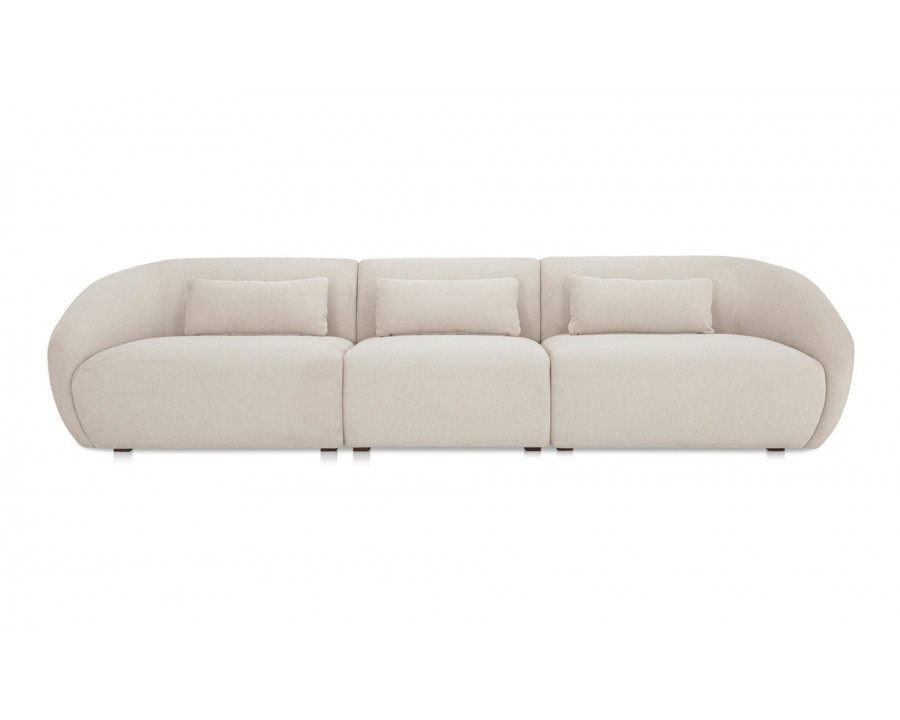 Moe's Amelia Contemporary Modular Sofa - Warm White