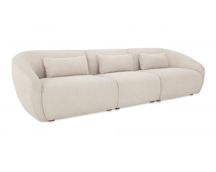 Moe's Amelia Contemporary Modular Sofa - Warm White