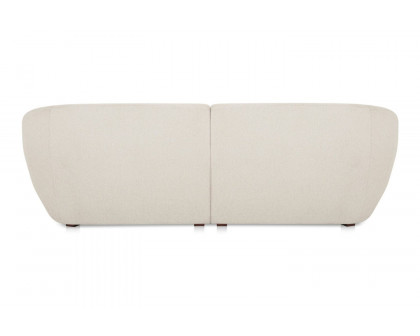 Moe's Amelia Nook Contemporary Modular Sectional - Warm White, Left Facing