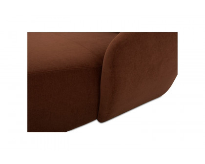 Moe's Amelia Nook Contemporary Modular Sectional - Chestnut, Right Facing