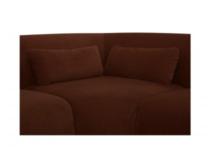 Moe's Amelia Classic-L Contemporary Modular Sectional - Chestnut