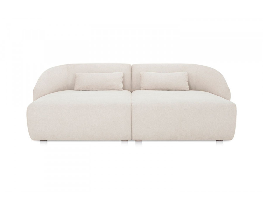 Moe's Amelia Double Contemporary Modular Sectional - Warm White