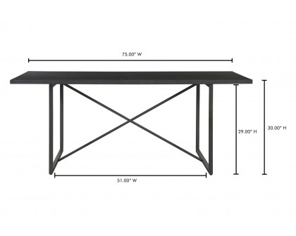 Moe's Sierra Dining Table - Black