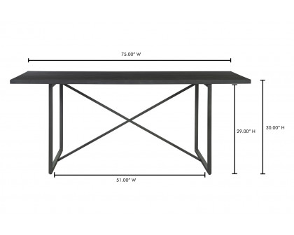 Moe's Sierra Dining Table - Black