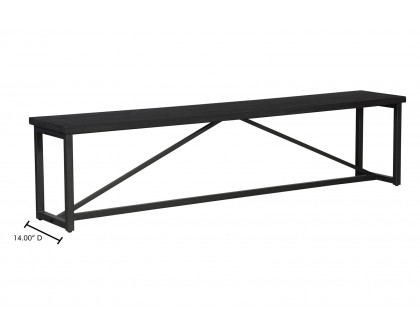 Moe's Sierra Bench - Black