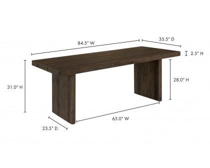 Moe's - Monterey Dining Table in Brown