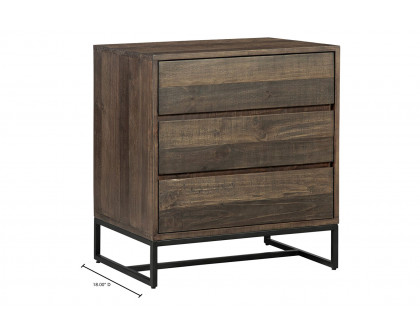 Moe's Elena 3 Drawer Chest - Brown