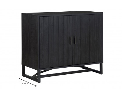 Moe's Sierra 2 Door Cabinet - Black