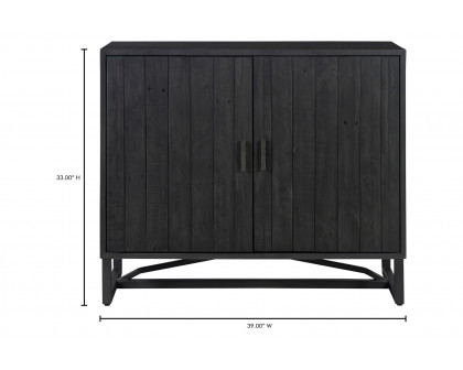 Moe's Sierra 2 Door Cabinet - Black