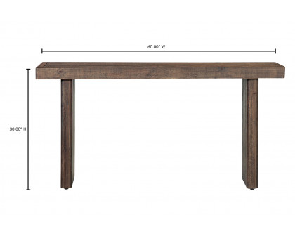 Moe's Monterey Console Table - Aged Brown