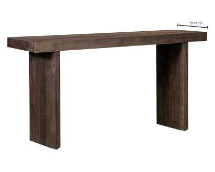 Moe's Monterey Console Table - Aged Brown