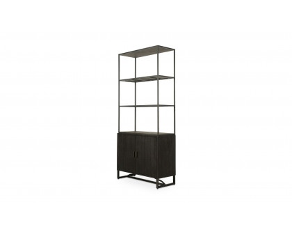 Moe's Sierra Rustic Bookshelf - Black