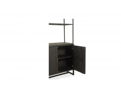 Moe's Sierra Rustic Bookshelf - Black