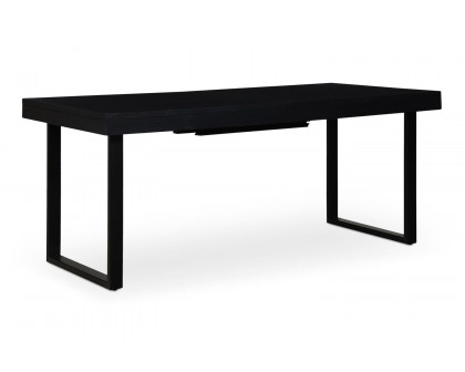 Moe's - Ben Rustic Extension Dining Table in Black