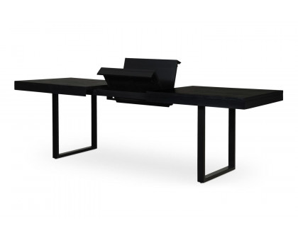 Moe's - Ben Rustic Extension Dining Table in Black