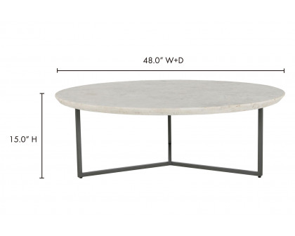 Moe's - Chloe Coffee Table in White