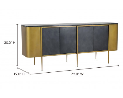 Moe's - Gatsby Sideboard in Brass