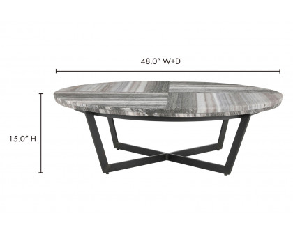 Moe's - Zelda Coffee Table in Gray