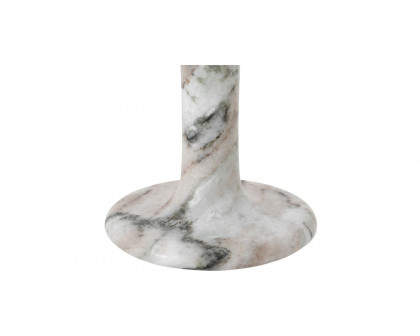 Moe's East Modern Tall Candle Holder - Brown Torrent Marble