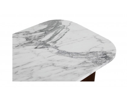 Moe's - Dash Contemporary Coffee Table in Calacatta Marble