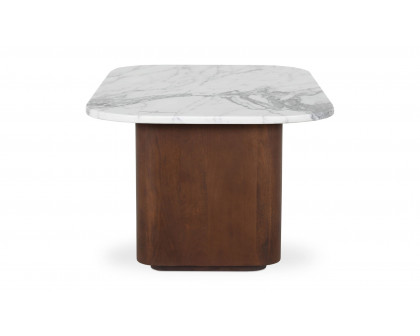 Moe's - Dash Contemporary Accent Table in Calacatta Marble