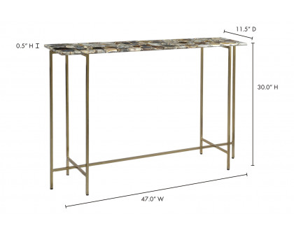 Moe's - Agate Console Table in Multi-Color