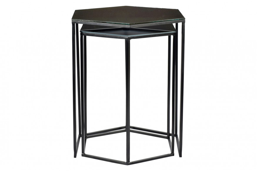 Moe's™ Polygon Accent Tables Set of 2 - Black