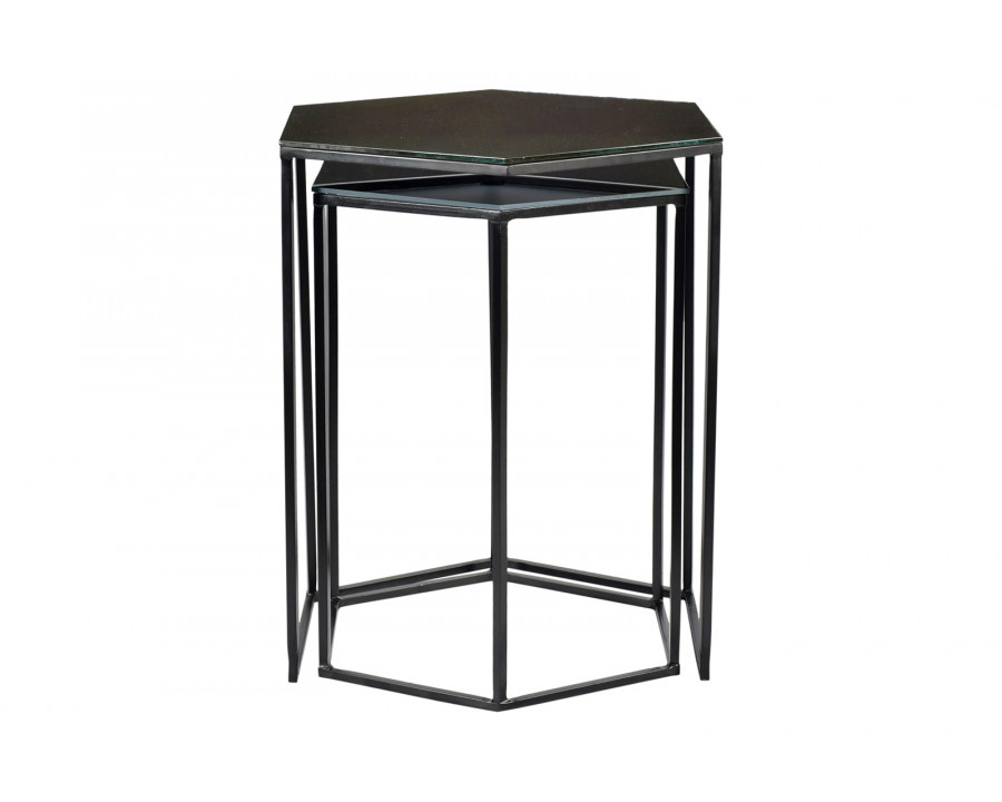 Moe's - Polygon Accent Tables Set of 2 in Black