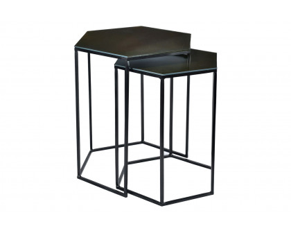 Moe's™ Polygon Accent Tables Set of 2 - Black