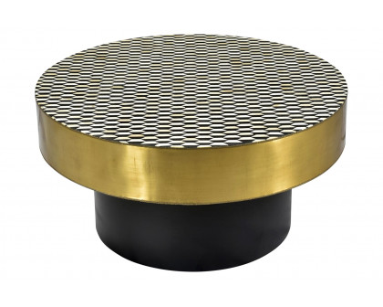 Moe's - Optic Coffee Table in Brass