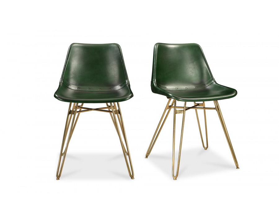 Moe's Omni Contemporary Dining Chair Set of 2 - Green