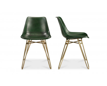 Moe's Omni Contemporary Dining Chair Set of 2 - Green