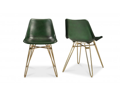 Moe's Omni Contemporary Dining Chair Set of 2 - Green