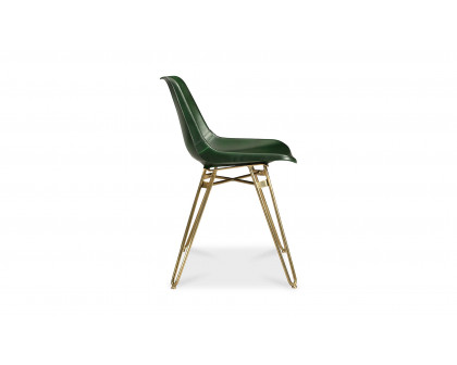 Moe's Omni Contemporary Dining Chair Set of 2 - Green